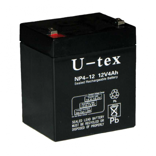 4.5 ah. U-Tex батареи. 12v, 4ah габарит.